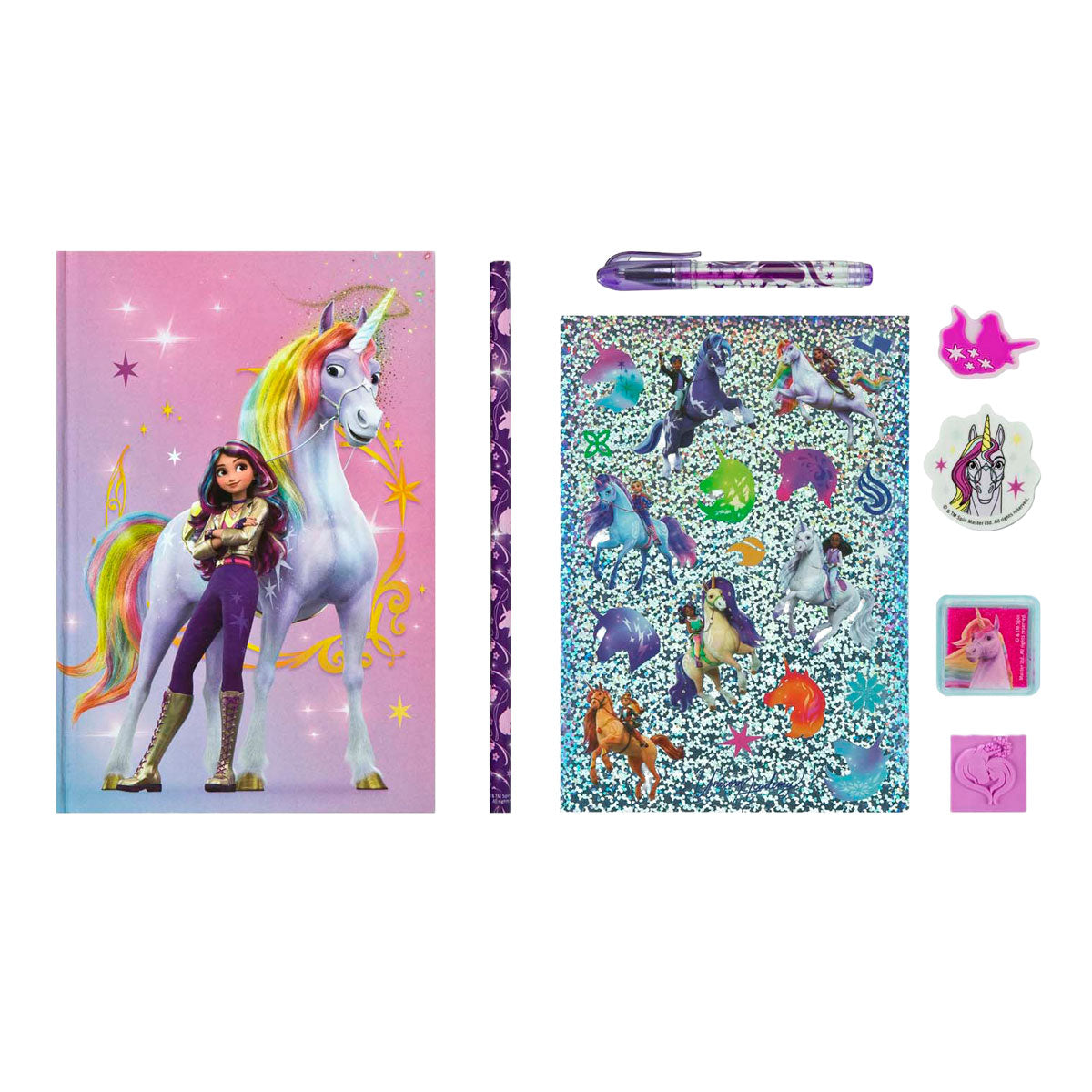 Ensemble créatif Undercover Unicorn Academy avec carnet, 8 pièces