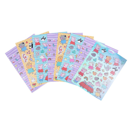 Livre d'autocollants Undercover Peppa Pig avec 8 feuilles