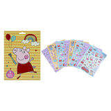 Livre d'autocollants Undercover Peppa Pig avec 8 feuilles