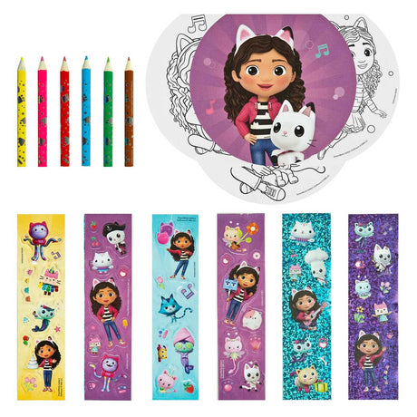 Ensemble de coloriage créatif pour maison de poupée Undercover Gabby, dans un étui