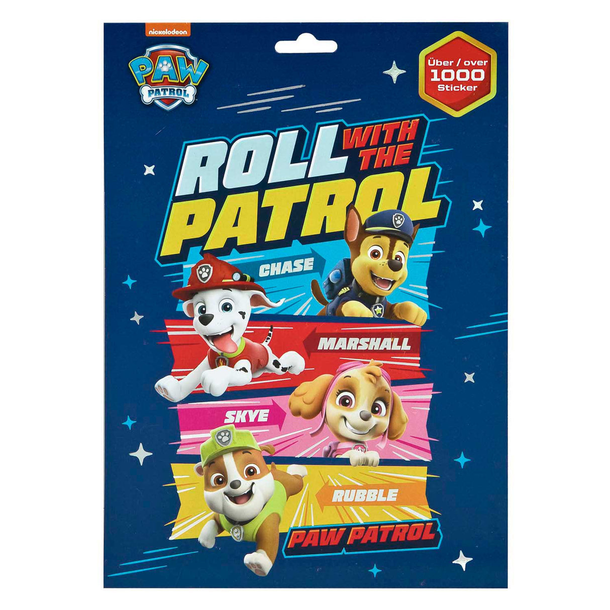 Feuilles d'autocollants Undercover Paw Patrol - 1000 pcs.
