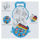 Kit de coloriage Undercover pour aller patrouiller avec des crayons de couleur et des autocollants.