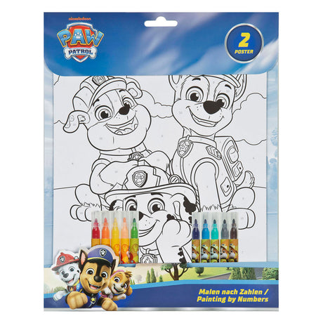 Jeu de couleurs par numéros Undercover Paw Patrol