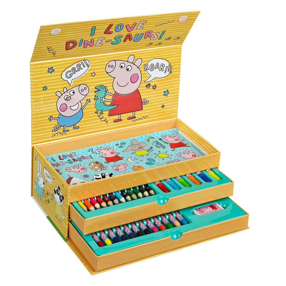 Mallette de coloriage Undercover Peppa Pig - 44 pcs.