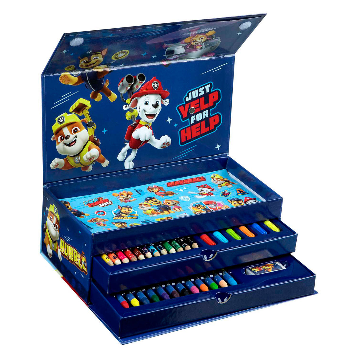 Trousse de coloriage Paw Patrol - 44 pcs.