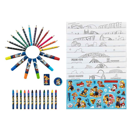 Trousse de coloriage Paw Patrol - 44 pcs.