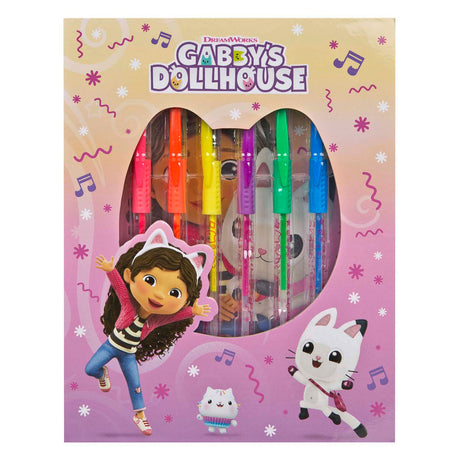 Undercover kleurset met gelpennen gabby's poppenhuis