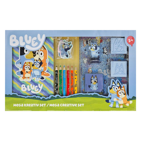Undercover mega set de couleurs et tampons bluey - 15 pcs.