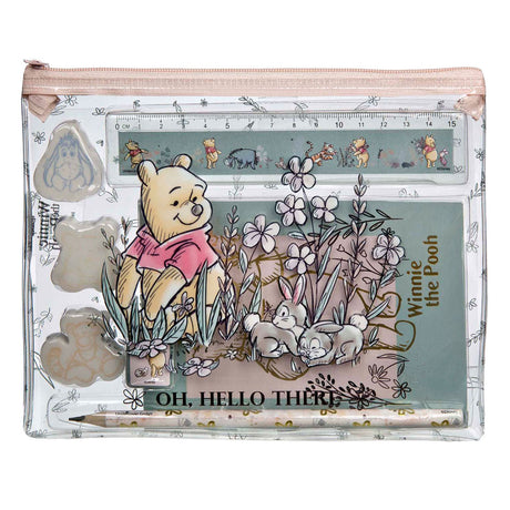 Coffret de notes d'infiltration dans pochette Winnie l'ourson - 7 pcs.