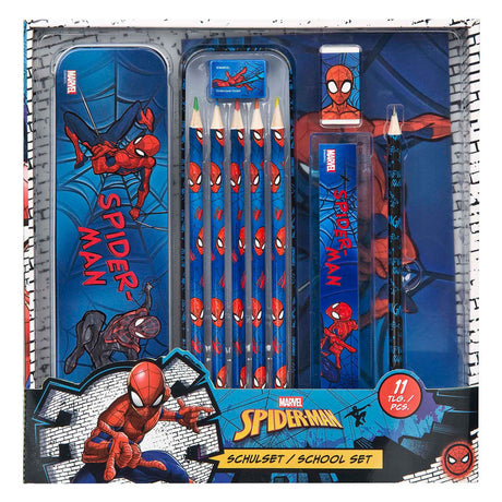 Set de papeterie Undercover Spiderman - 11 pcs.