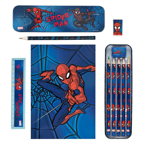 Set de papeterie Undercover Spiderman - 11 pcs.