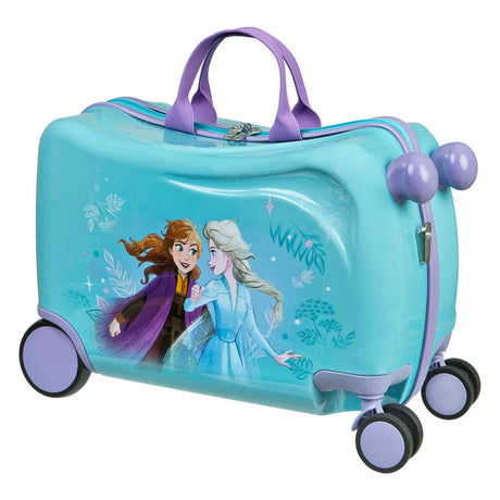 Valise trolley infiltrée gelée