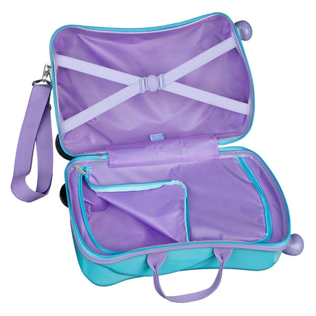 Valise trolley infiltrée gelée