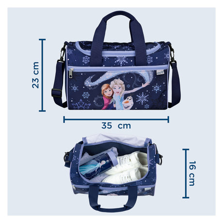 Sac de sport Undercover Disney La Reine des Neiges avec 2 compartiments de rangement