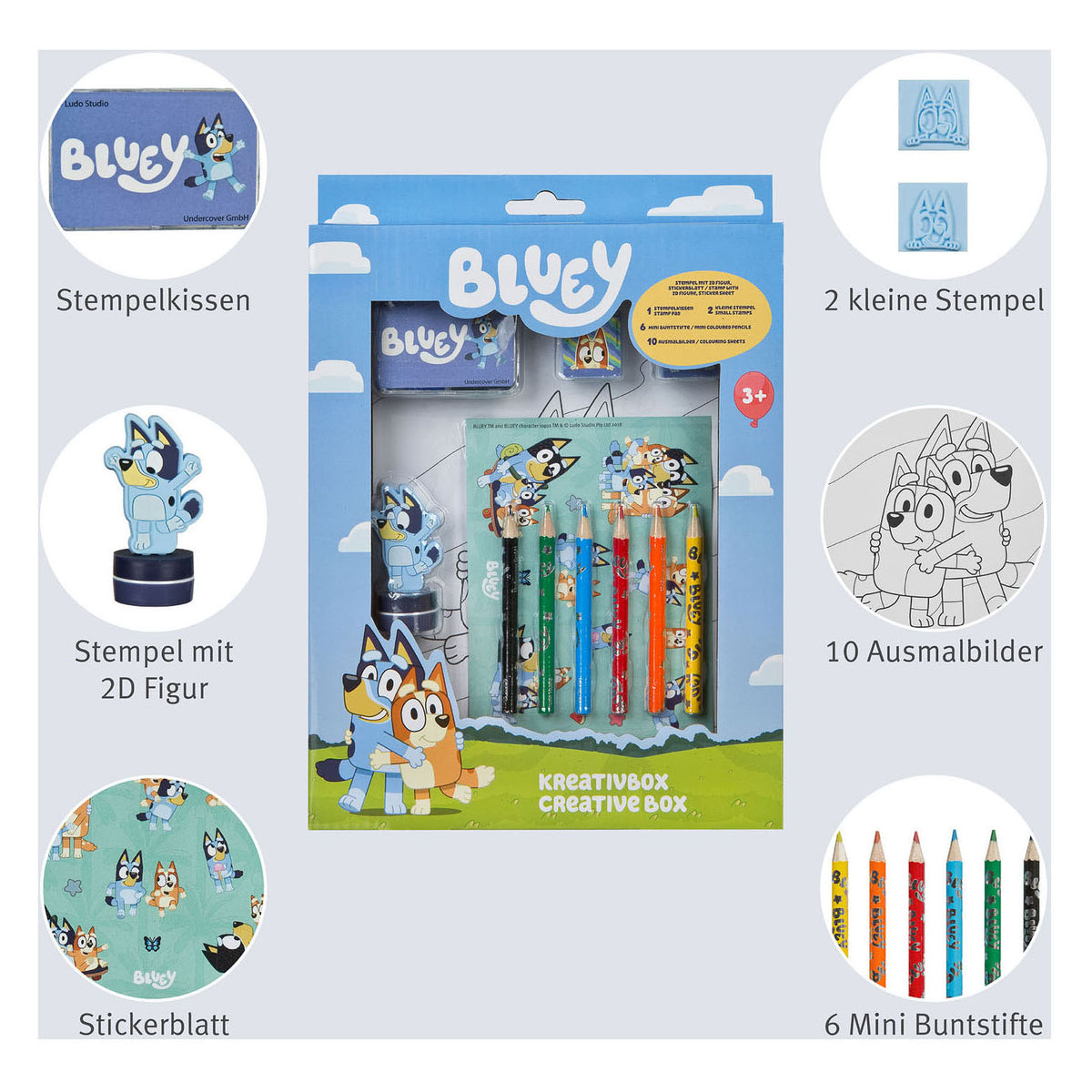 Undercover bluey creatieve knutselset