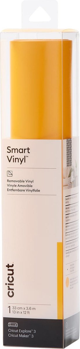 Cricut • vinyle intelligent amovible 360x33cm jaune maïs