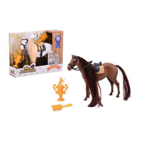 Johntoy – ensemble de jeu pour chevaux, brossage des cheveux