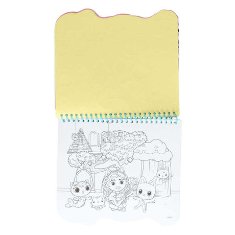 Bloc de coloriage Toyland Gabby's Dollhouse avec marqueurs et pochoirs