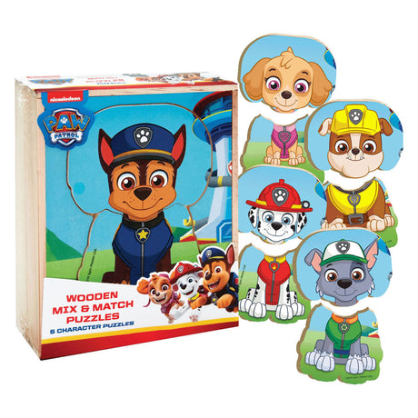 Puzzle en bois Paw Patrol sans marque sans marque - mix match