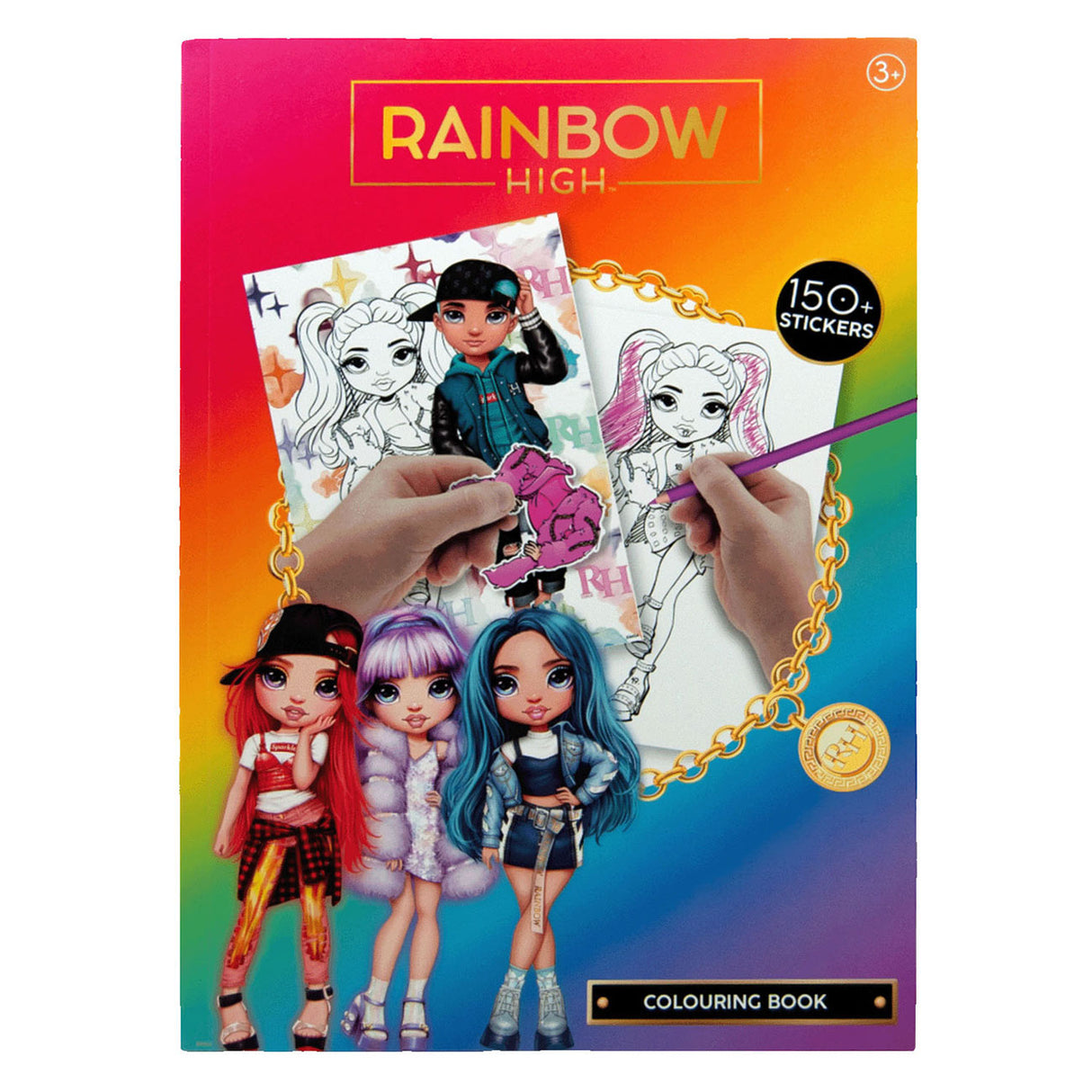 Livre de coloriage arc-en-ciel