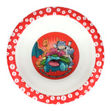 Assiette enfant thème Pokémon - profonde - d16 cm - plastique - rouge - vaisselle enfant - bol