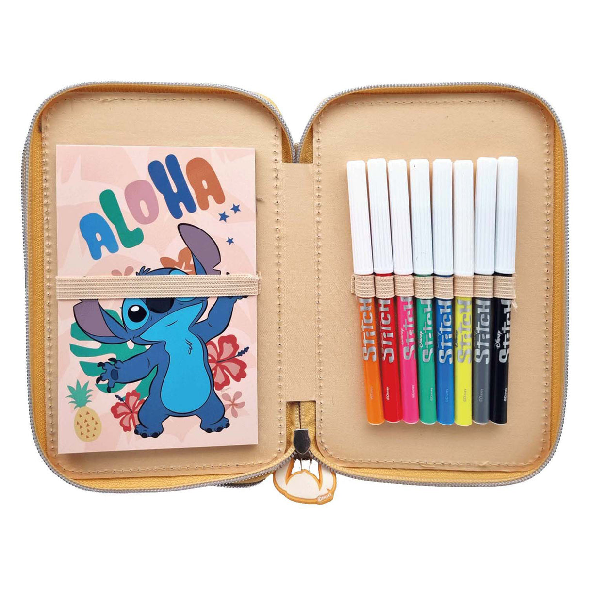 Trousse remplie 2 compartiments Disney Stitch