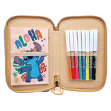 Trousse remplie 2 compartiments Disney Stitch