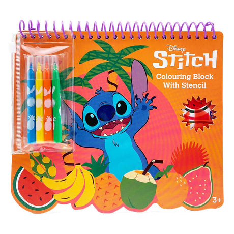 Point de bloc de dessin au pochoir Disney