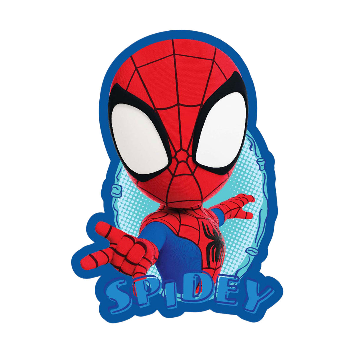 Coussin en forme d'araignée, 33 cm