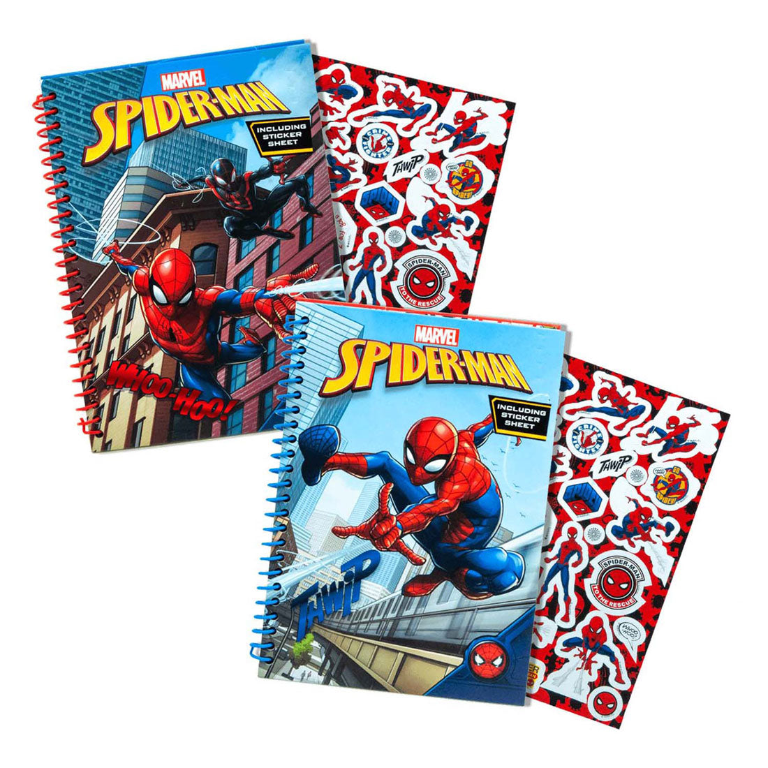 Carnet à paillettes Spiderman sans marque sans marque – carnet de jouets coloré pour enfants.