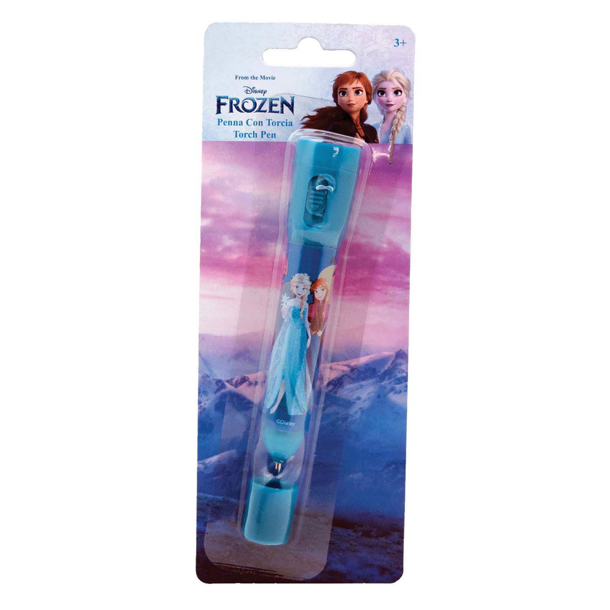 Lampe de poche stylo La Reine des Neiges Disney 2en1