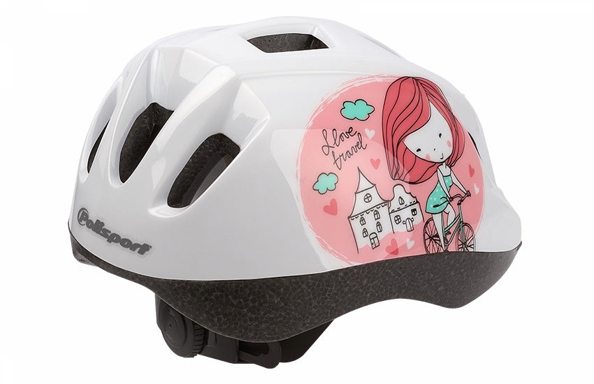 Polisport Helmet Princess White Velikost 46 53 cm