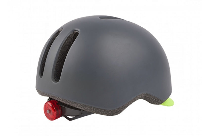 Polisport Helmet Commuter Mat Gray Fluo Yellow M 54-58cm