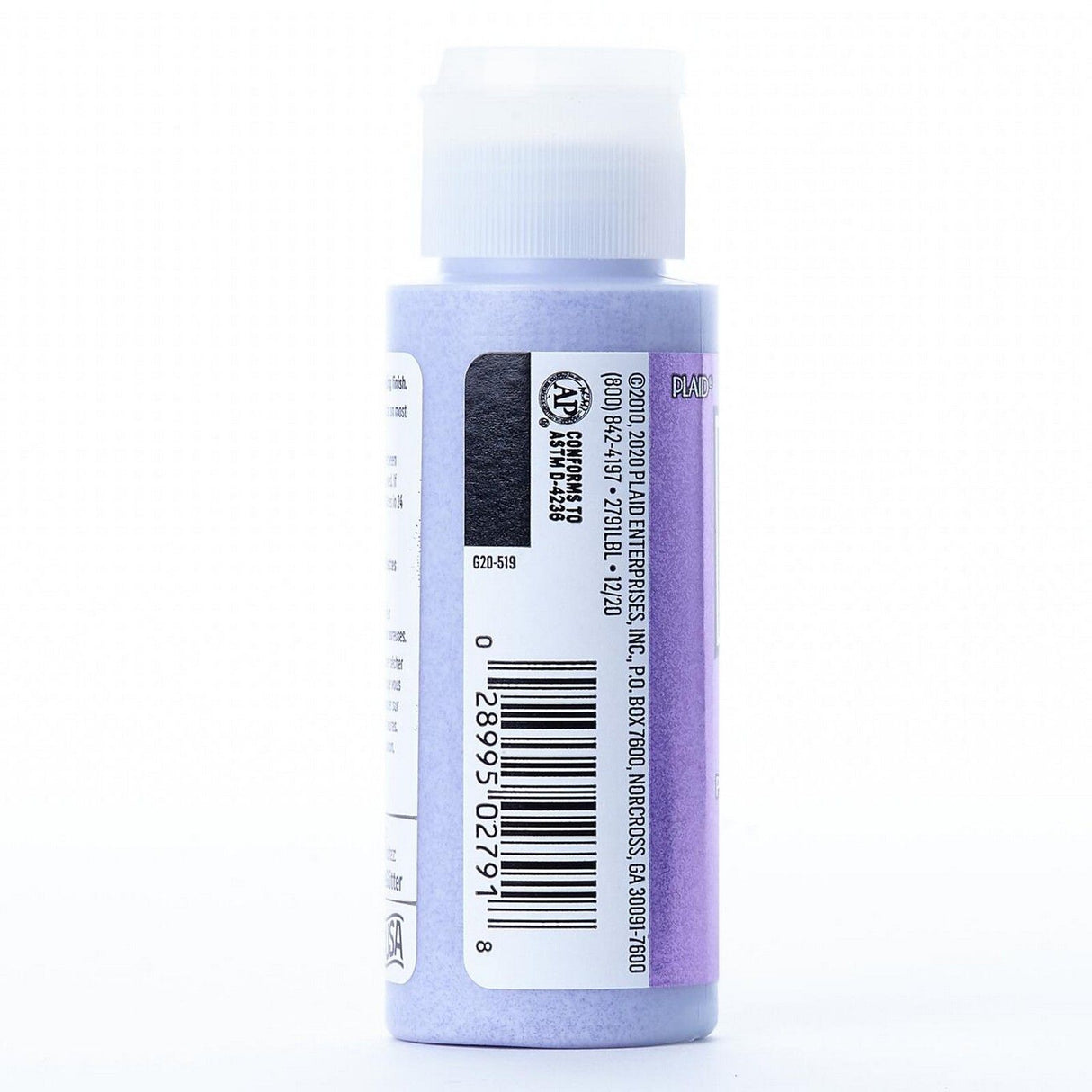 Folkart • peinture acrylique pailletée extrême violet 59ml
