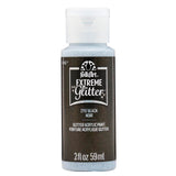 Folkart • peinture acrylique à paillettes extrêmes noir 59ml