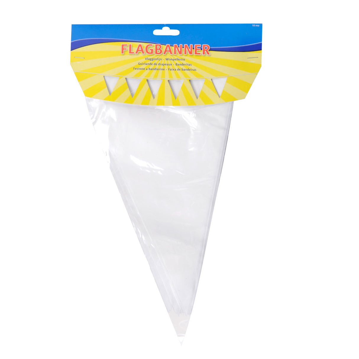 Ligne drapeau blanc Folat bv, 10 mètres.