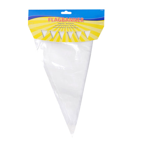 Ligne drapeau blanc Folat bv, 10 mètres.