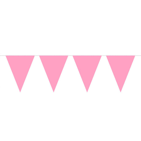 Folat bv mini ligne de drapeau rose, 3 mtr.