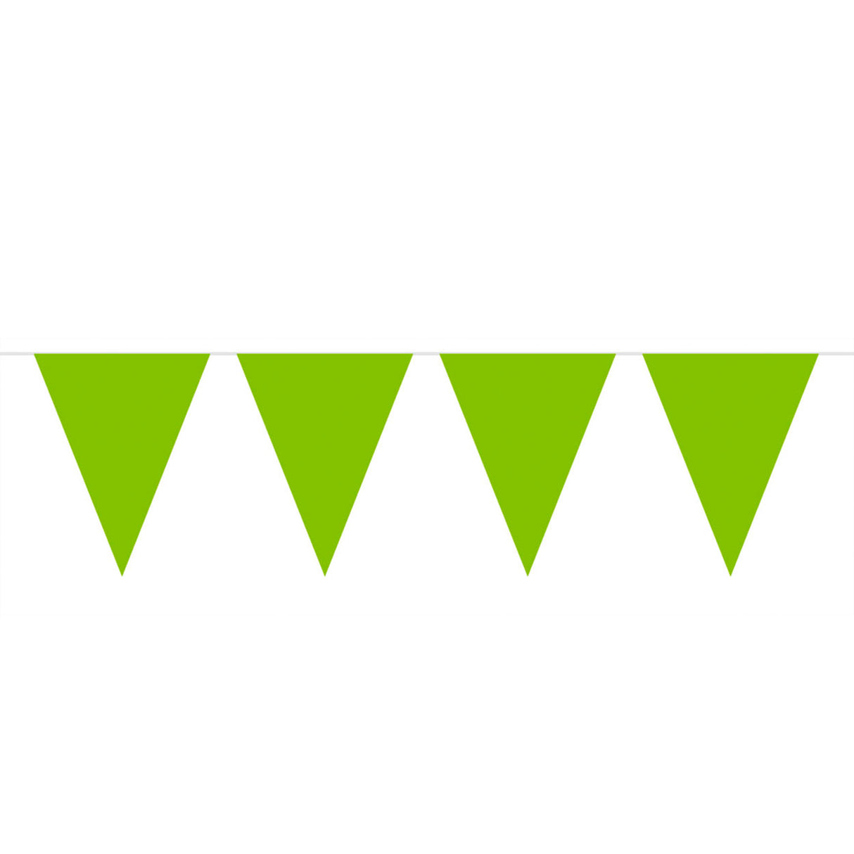 Folat bv mini ligne de drapeau vert lime, 3 mtr.