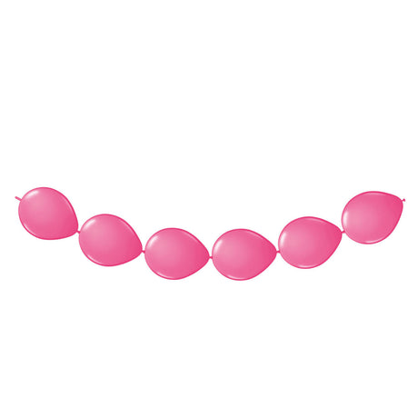 Ballons bouton magenta Folat bv, 8 pcs.