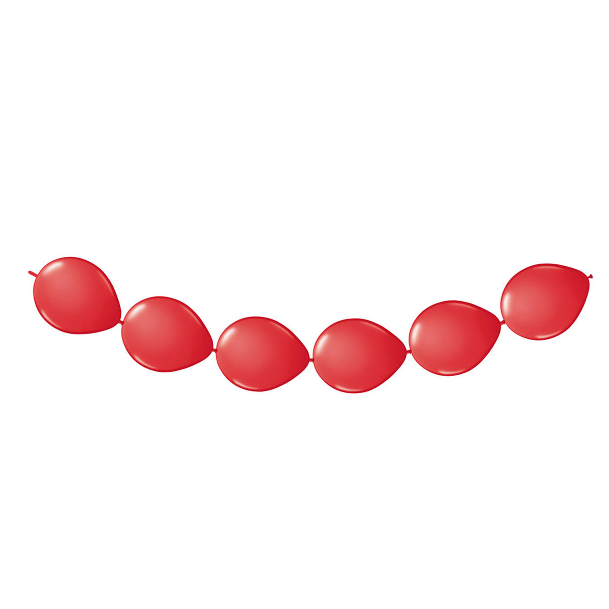 Ballons à boutons rouges Folat bv, 8 pcs.