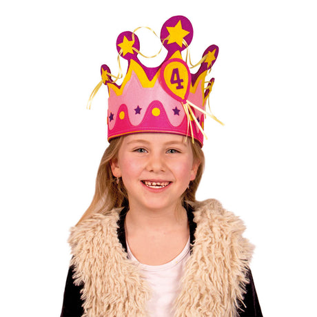Folat bv couronne tissu fille, 1-5 ans