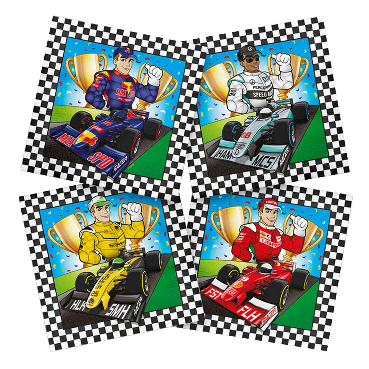 Folat bv serviettes formule 1, 20 pcs.