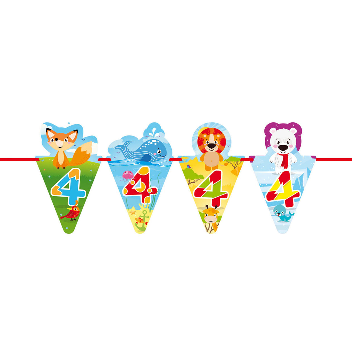 Folat bv flag line animaux - 4 ans