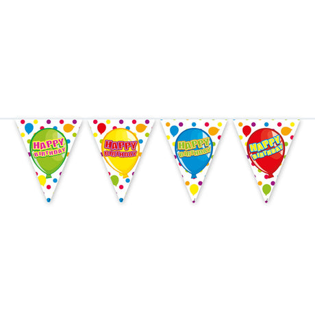 Folat bv ligne de drapeau joyeux anniversaire, 6mtr.