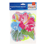Guirlande Folat bv de fleurs tropicales, 6 mètres.