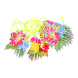 Guirlande Folat bv de fleurs tropicales, 6 mètres.