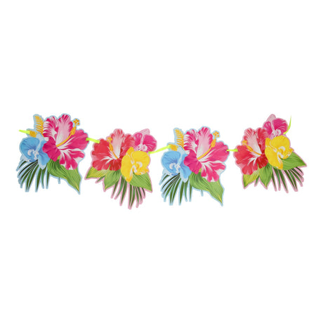 Guirlande Folat bv de fleurs tropicales, 6 mètres.