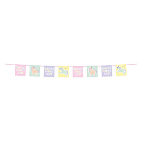 Folat bv ligne de drapeau licornes arc-en-ciel, 6m