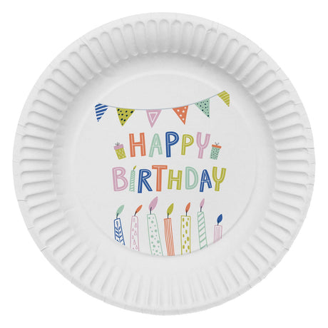Folat bv assiettes en carton eco party 8 pcs.